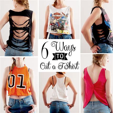 cool ways to cut a t shirt